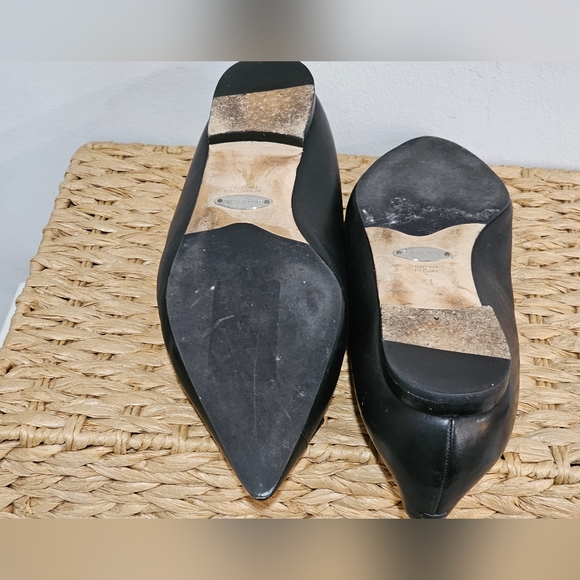 Sarah Flint Natalie Flats w Bow in Black Vachetta Size 10 (41) Made in Italy - Picture 6 of 16